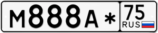 Красивый номер на авто М888А* 75